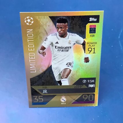 Vinicius "Vini" Jr Real Madrid Limited Edition Card Match Attax 2022 2023 LE 2