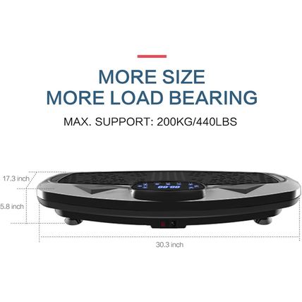 Vibration Plate Exercise Machine Whole Body Workout Vibration Fitness Platform f