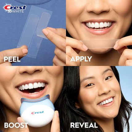 Crest 3D Whitestrips, Radiant Express with LED Accelerator Light, Teeth Whitenin
