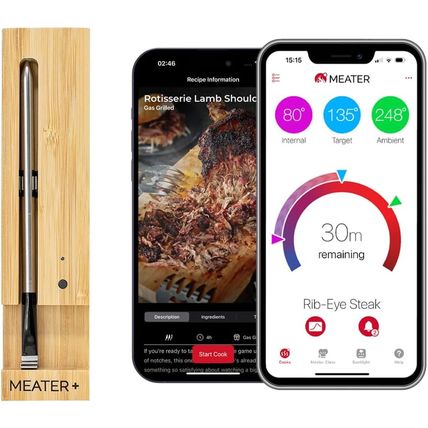 MEATER Plus: Smart Bluetooth Wireless Meat Thermometer Digital | BBQ, Grill, Ove