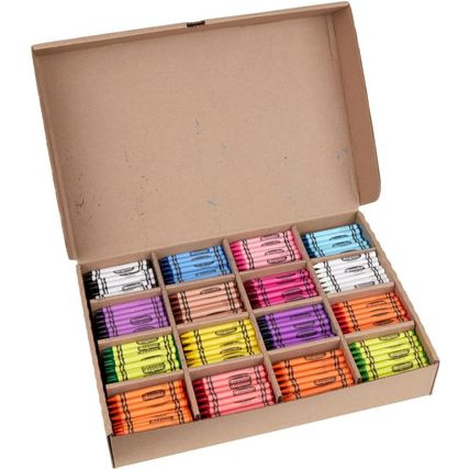 Crayola Bulk Crayon Classpack - 800Ct (16 Colors), Back to School Supplies, Kids