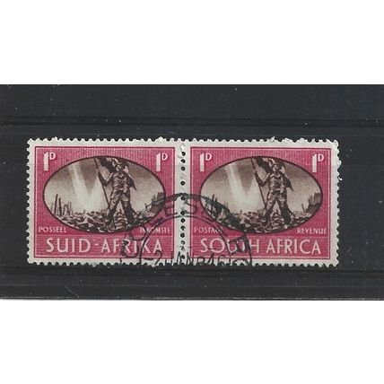 SouthAfrica.SG108 1d "Victory" Pairs.Fine Used.Aug25s