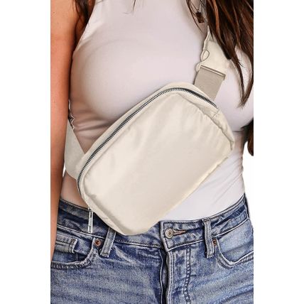 Casual Waterproof Zipped Crossbody Chest Bag 20*5*14cm