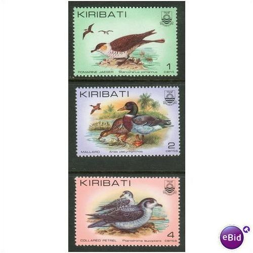 Kiribati stamps 1982 - SG 163/164/165 - Seabirds part set MNH
