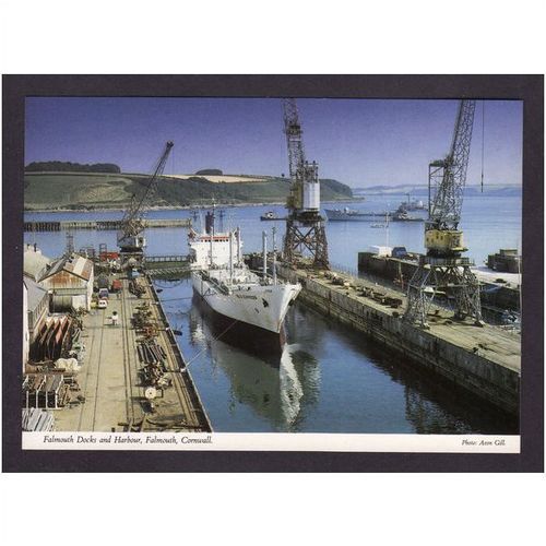 FALMOUTH DOCKS AND HARBOUR , FALMOUTH, CORNWALL - CARD No 2DC 1430 - UNUSED