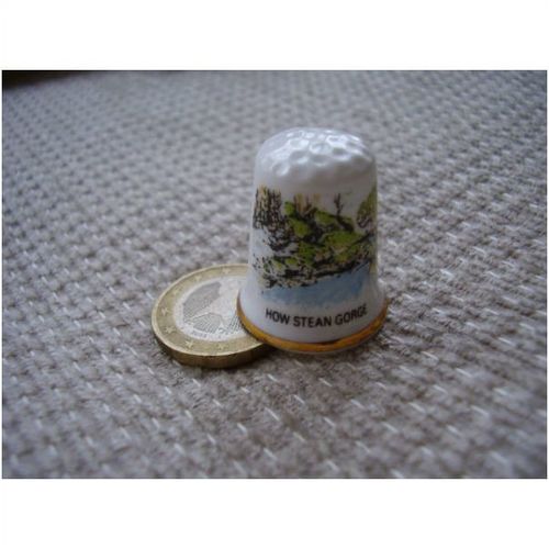 Bone China Thimble - How Stean Gorge - North Yorkshire