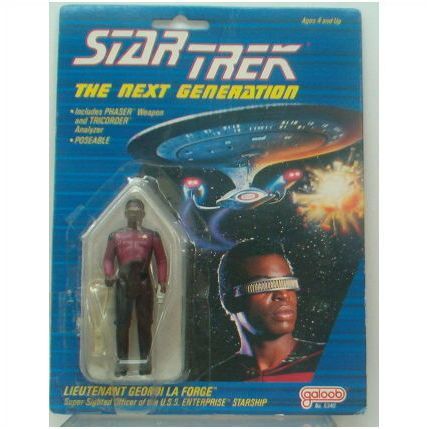 STAR TREK ' THE NEXT GENERATION ' GEORDI LA FORGE (1988/Galoob)