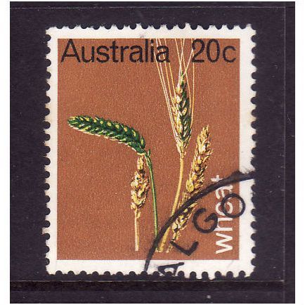 AUSTRALIA 1969 SG 442 20c WHEAT FINE USED