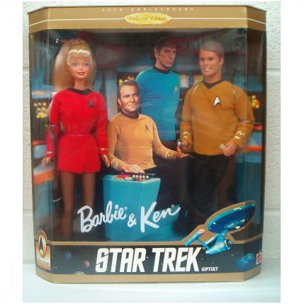 STAR TREK ' BARBIE & KEN ' 30th ANNIVERSARY set ( 1996 )