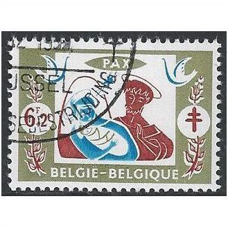 Mi 1172 (ʘ): 6 Fr. + 2 Fr. Campaign Against Tuberculosis: Birth of Christ.