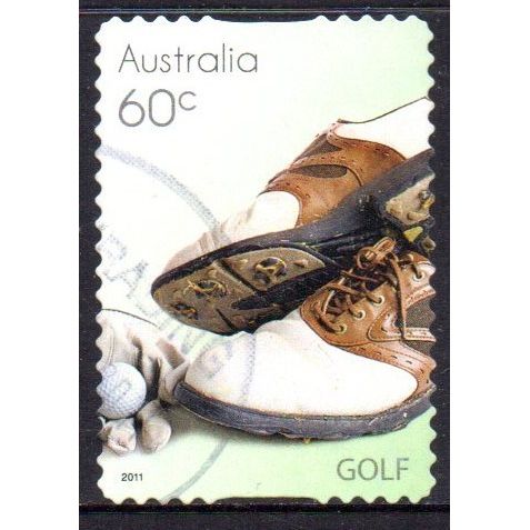 Australia 2011 Golf - Golf Shoes 60c s/a Used