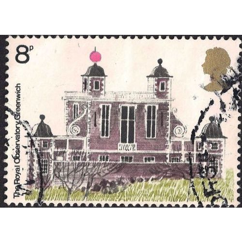 GB, Royal Observatory Greenwich, white 1975, 7p