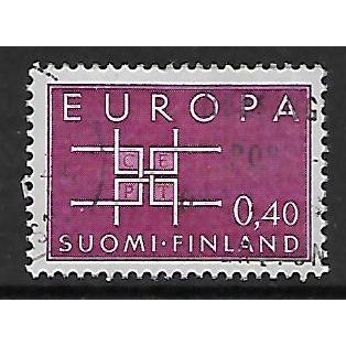 FINLAND 1963 EUROPA 40M PURPLE AND SEPIA SG 220 FINE USED