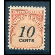 Used J97 10c Postage Due Barely Clears WA1532
