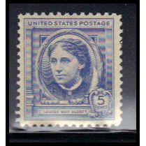 862 5c Louisa Alcott Fine MNH KA2435