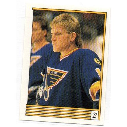 1989-90 O-PEE-CHEE NHL Hockey Stickers Brett Hull Sticker # 22