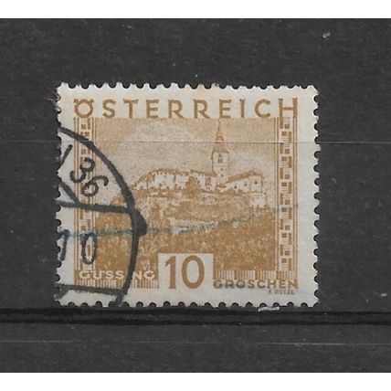 Austria.SG647 10g Gussing (Brown).Fine Used.Aug22