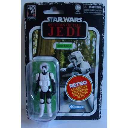 STAR WARS ' RETRO COLLECTION ' BIKER SCOUT figure (2023)