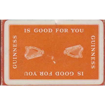 Guinness playing cards from late 50s Guinness is Good for You