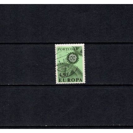 PORTUGAL 1967 EUROPA 4e30 COGWHEELS VERY FINE USED VFU