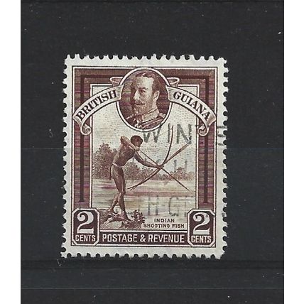 BritishGuiana.SG289 2c Indian Shooting Fish.Fine Used.Jan25