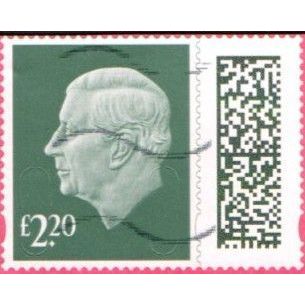 2023 Definitive £2-20 Value. M23L QR Code. From Counter Sheet Fine Used On Piece