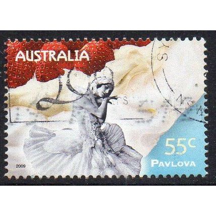 Australia 2009 Not Just Desserts - Pavlova 55c Sheet Used