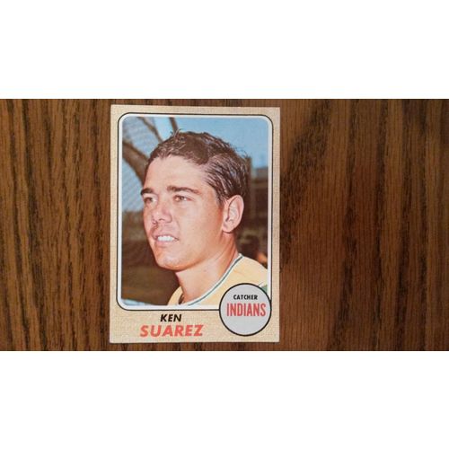 1968 Topps Card # 218 Ken Suarez Very Good (3) Cleveland Indians