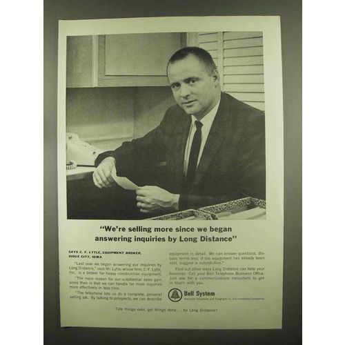 1965 Bell Telephone Ad - Answering Inquiries