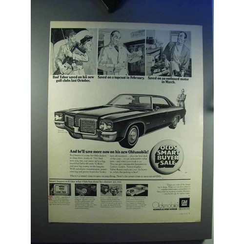 1971 Oldsmobile Delta 88 Hardtop Coupe Car Ad