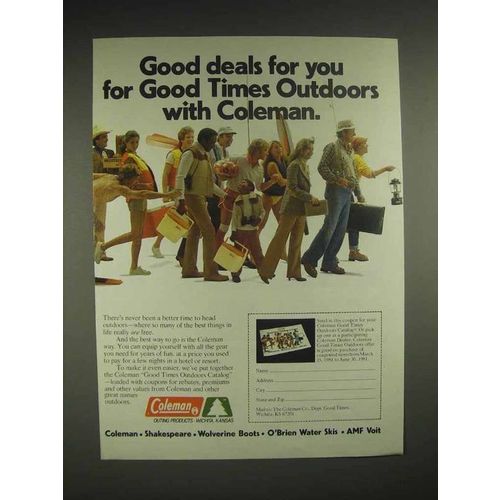 1981 Coleman Outoor Products Ad - Good Times