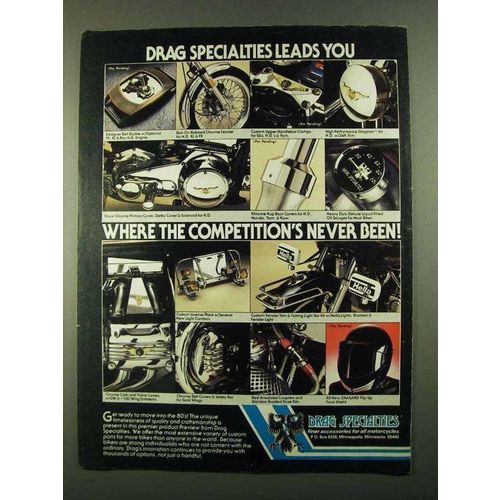 1981 Drag Specialties Parts and Accessories Ad - Leads