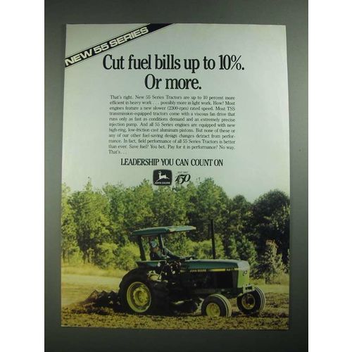 1987 John Deere 2755 Tractor Ad - Cut Fuel Bills Up to 10% Or More