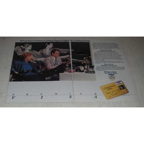 1987 VISA Premier Credit Card Ad - JoJo Starbuck and Ken Shelley