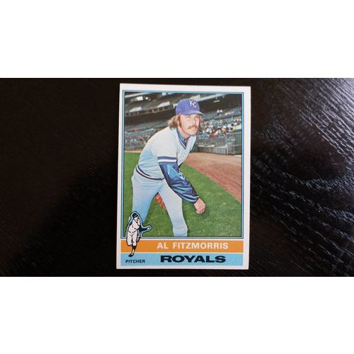 1976 Topps Card # 144 Al Fitzmorris Very Good-Excellent (4) Kansas City Royals