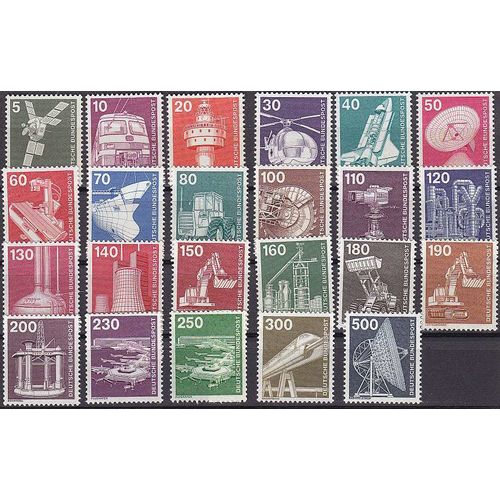 GERMANY BUND [1975] MiNr 0846 ff ( **/mnh ) Industrie komplett
