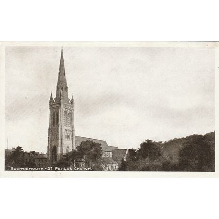 Bournemouth St Peter's Church Dorset Postcard (DOR77634)