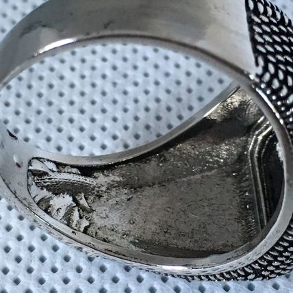 Ring Men’s Natural Black Simulated Onyx Square #289 USA Seller