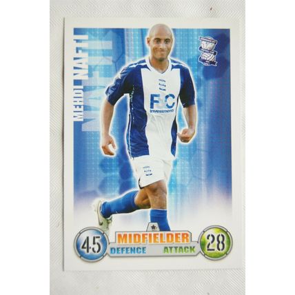 2007/08 Topps Match Attax Trading Card - Mehdi Nafti, Birmingham City