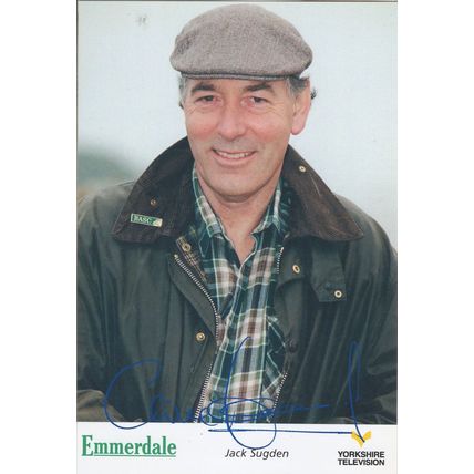 Jack Sugden Emmerdale Printed Signed ITV Cast Card Photo