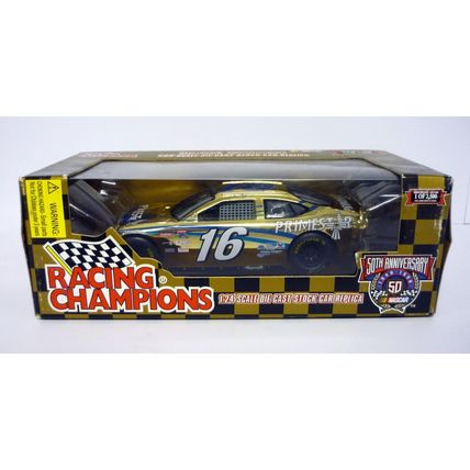 Racing Champions Ted Musgrave #16 NASCAR Primestar 1:24 Gold Die-Cast Car 1998