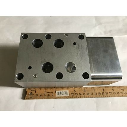NEW SUN HYDRAULICS HBB 0D60-A2 ALUMINUM VALVE MANIFOLD BLOCK 0D60-A2,OD6O-A2,SK