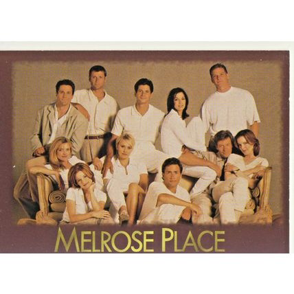 1997 SPORTS TIME MELROSE PLACE PROMO CARD