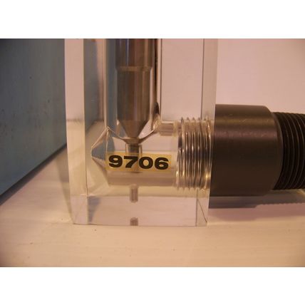 BLUE WHITE INDUSTRIES FLOWMETER F-51017L 9706