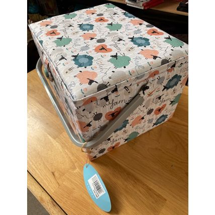 HobbyGift Sewing Box (L) - Knit Happens - Dressmaking - Haberdashery - MRL625