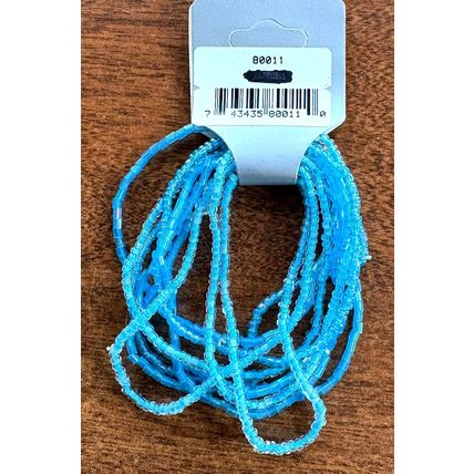Crystal stretch small beaded Bracelet 10 pcs Blue GIRLZ ONLY CLUB #200