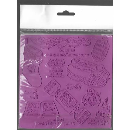Crafter's Companion. Cute Companions Wonderful Christmas Stamp Set. Stamping