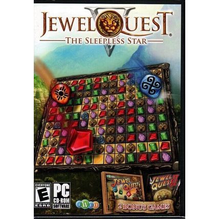 Jewel Quest V: The Sleepless Star + 2 BONUS Games PC-CD XP/Vista/7 - NEW DVD BOX