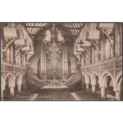 Guildhall, Plymouth, Devon, 1922 - Frith's Postcard