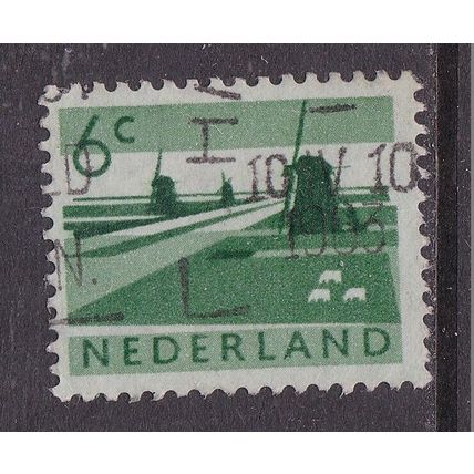 Netherlands 1962 Polder Landscape 6c Fine Used SG 937 VGC